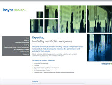 Tablet Screenshot of insyncconsulting.co.uk